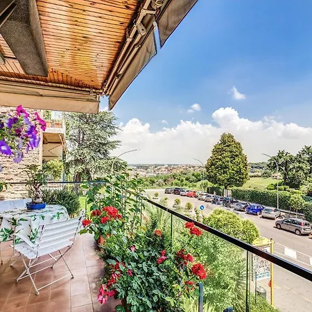 Terrazza Piccolomini: Elegant Apartment Stunning View Over Rome/St Peter'S Dome Exterior foto